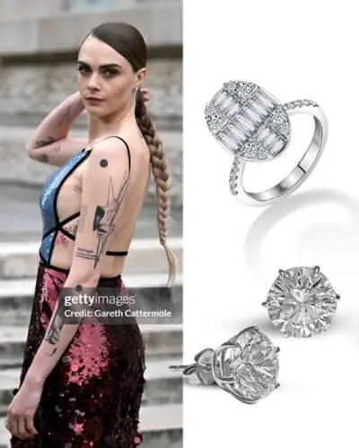 رویداد جایزه الیویه ۲۰۲۴: رویدادی است که همه ساله، توسط «انجمن تئاتر لندن» به برترینهای تئاتر لندن اهدا میشود. در این رویداد کارا دلوین با جواهرات حسنزاده ظاهر شد.