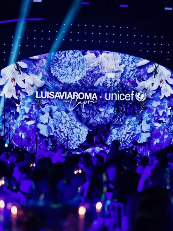 یونیسف ۲۰۲۱: مهمانی یونیسف و لویزاویاروما که برای کمک به کودکان سراسر دنیا برگزار شده بود.